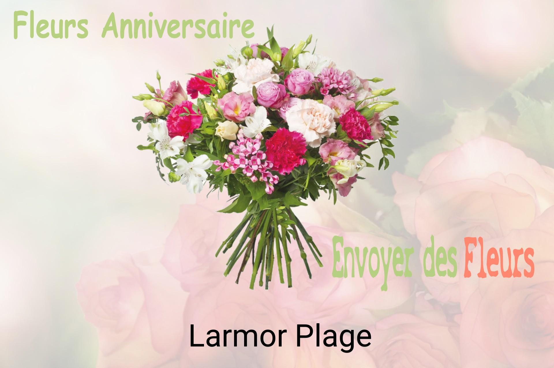 Bouquet de fleurs d’anniversaire livré à Larmor-Plage