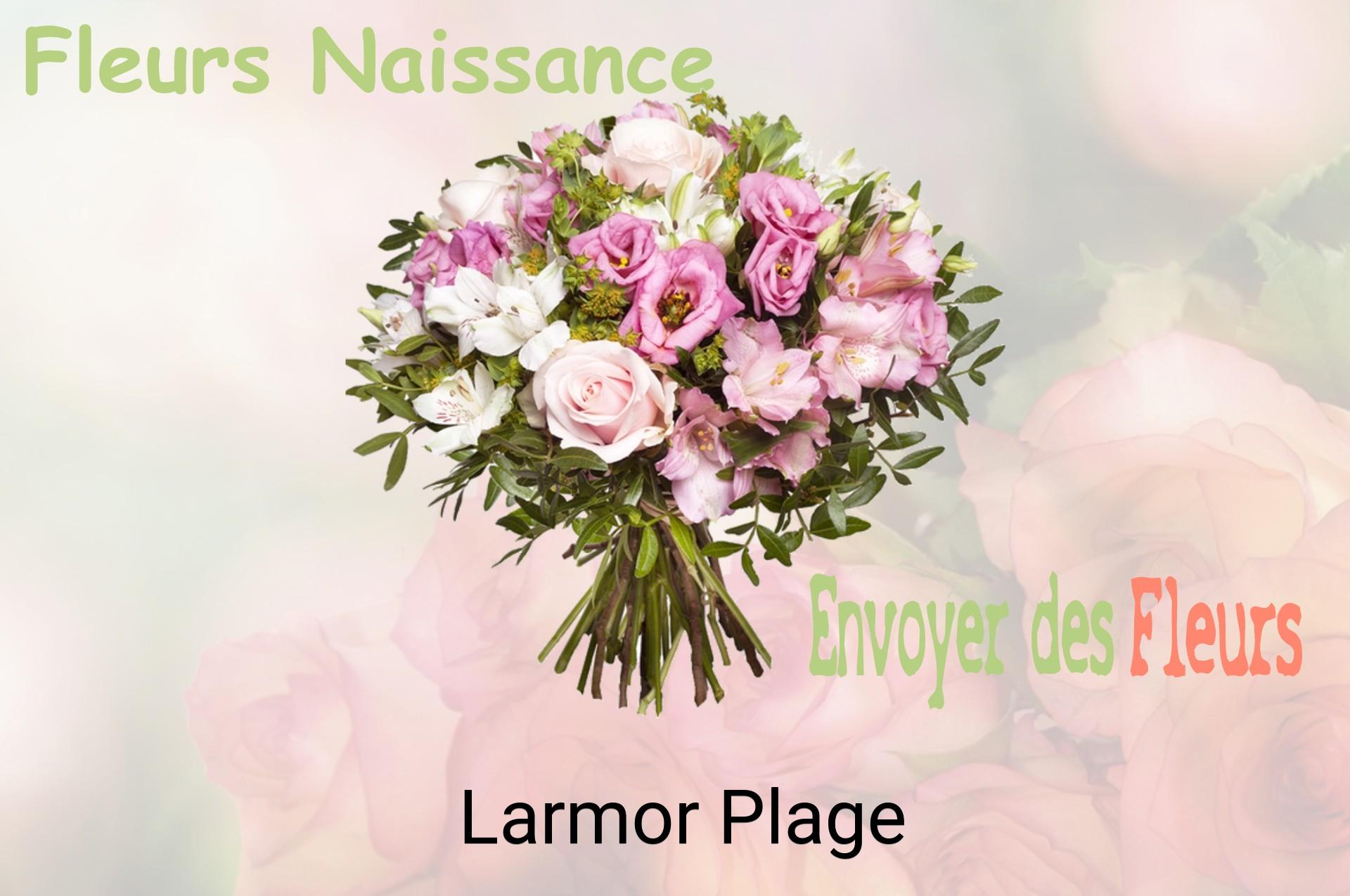 Bouquet de fleurs de naissance livré à Larmor-Plage